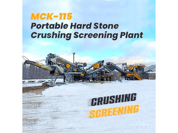 Trituradora móvil nuevo FABO MCK-115 MOBILE CRUSHING & SCREENING PLANT FOR HARDSTONE | 180-300 TPH: foto 1