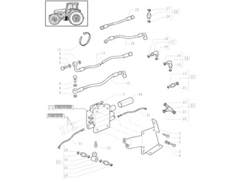 Válvula hidráulica NEW HOLLAND