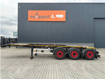 Semirremolque portacontenedore/ Intercambiable Burg 20FT ADR, Leergewicht : 3.690kg, SAF INTRADISC, 2x Liftachse, NL, APK/ADR: 10-2025, 70% Reifen: foto 3