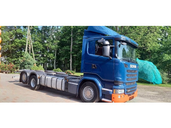 Camión portacontenedore/ Intercambiable Scania R 490 LB, 6x2*4, EURO 6, 360 KW: foto 5