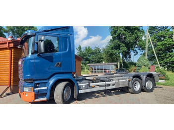 Camión portacontenedore/ Intercambiable Scania R 490 LB, 6x2*4, EURO 6, 360 KW: foto 4