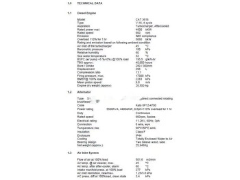 Generador industriale Caterpillar 3616: foto 4