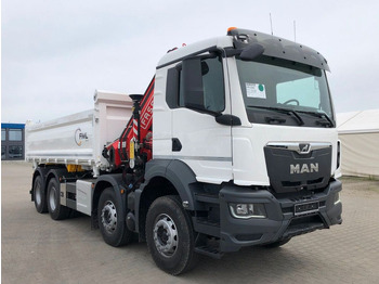 Leasing de MAN TGS 35.430  DREISEITENKIPPER MIT FASSI F275.026  MAN TGS 35.430  DREISEITENKIPPER MIT FASSI F275.026: foto 1