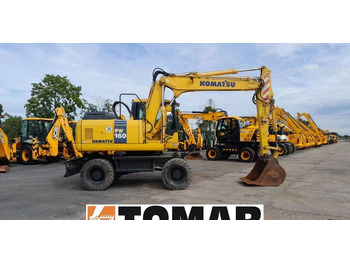 Excavadora de ruedas KOMATSU PW160