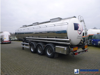 Semirremolque cisterna Van Hool Chemical tank inox 30 m3 / 3 comp: foto 3