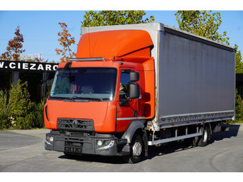 Leasing de RENAULT Midlum 12.245 / dropside / sleeper / 18 pallets RENAULT Midlum 12.245 / dropside / sleeper / 18 pallets: foto 1