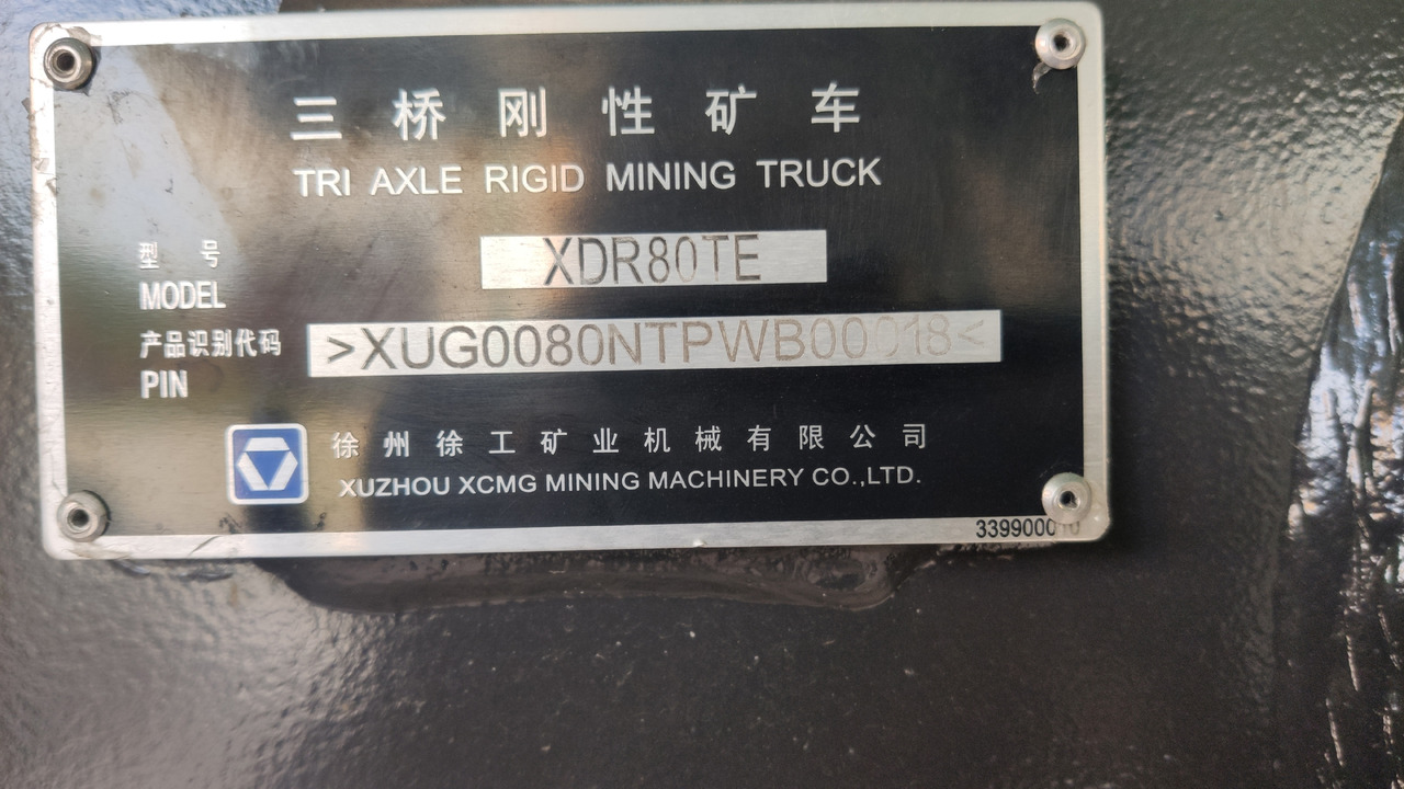 Dúmper XCMG Official Used Mining Dump Truck XDR80TE 72 Ton Tipper Dump Truck Price: foto 15