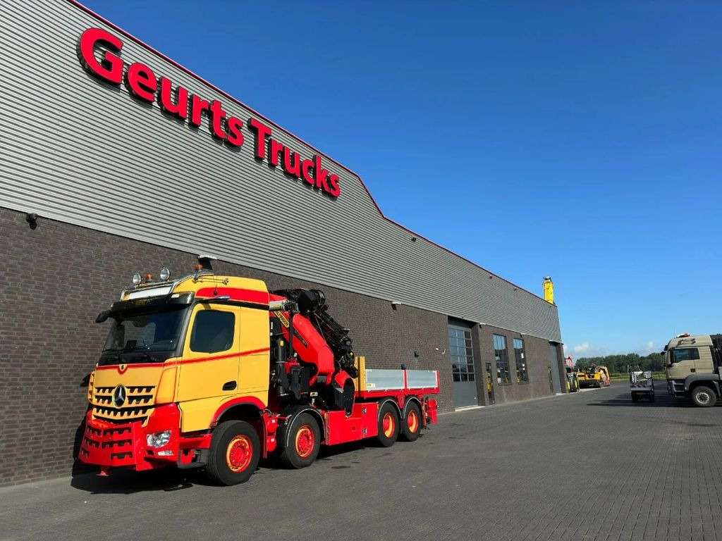 Camión grúa, Camión caja abierta Mercedes-Benz Arocs 3251 8X4 + PALFINGER PK 135.002 G TEC7 + J: foto 9