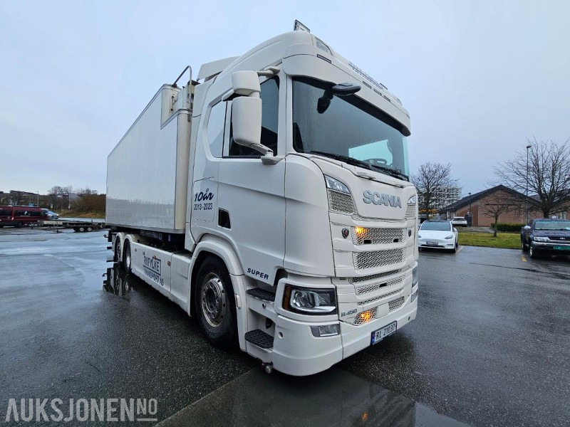 Camión caja cerrada 2017 Scania R-serie - R450 Kjølebil - Kjølecontainer: foto 11