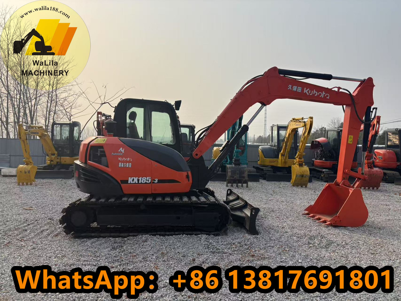 Miniexcavadora KUBOTA KX185: foto 8