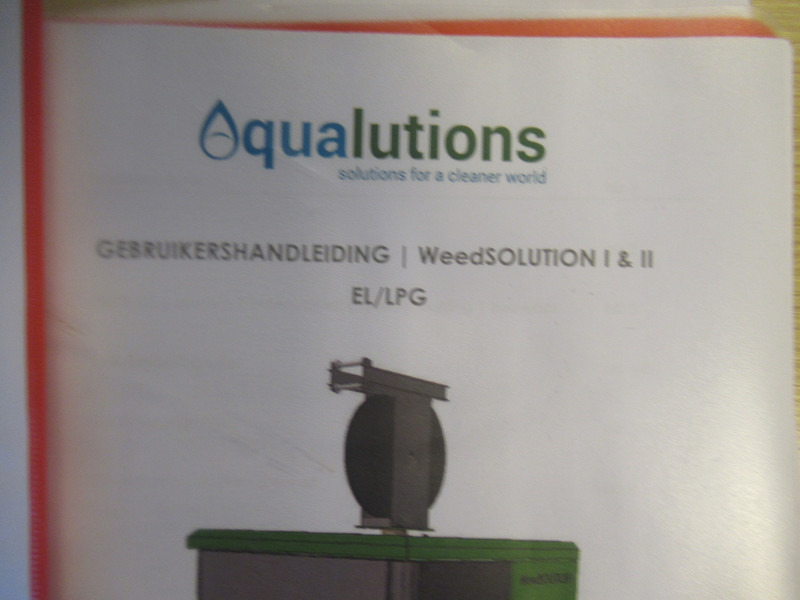 Maquinaria de limpieza Aqualutions WeedSolution I & II Onkruidbestrijding /Onkruid Stoommachine Electrisch + LPG: foto 12