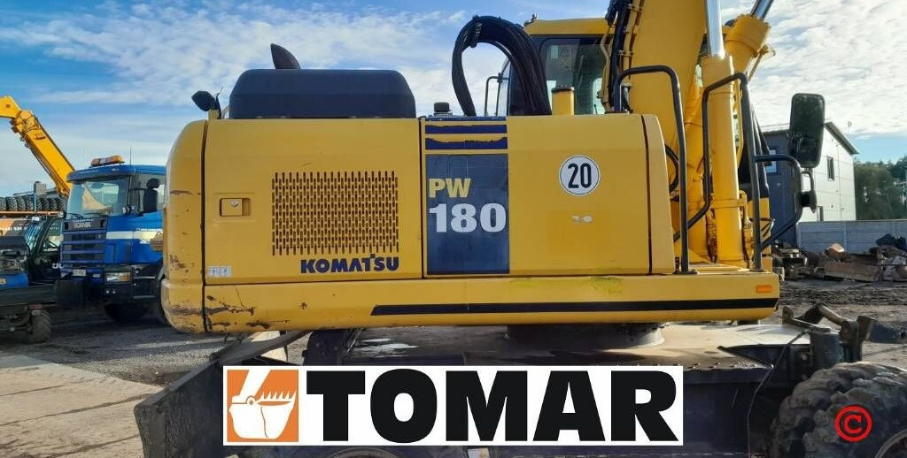 Excavadora de ruedas Komatsu PW 180-7: foto 10