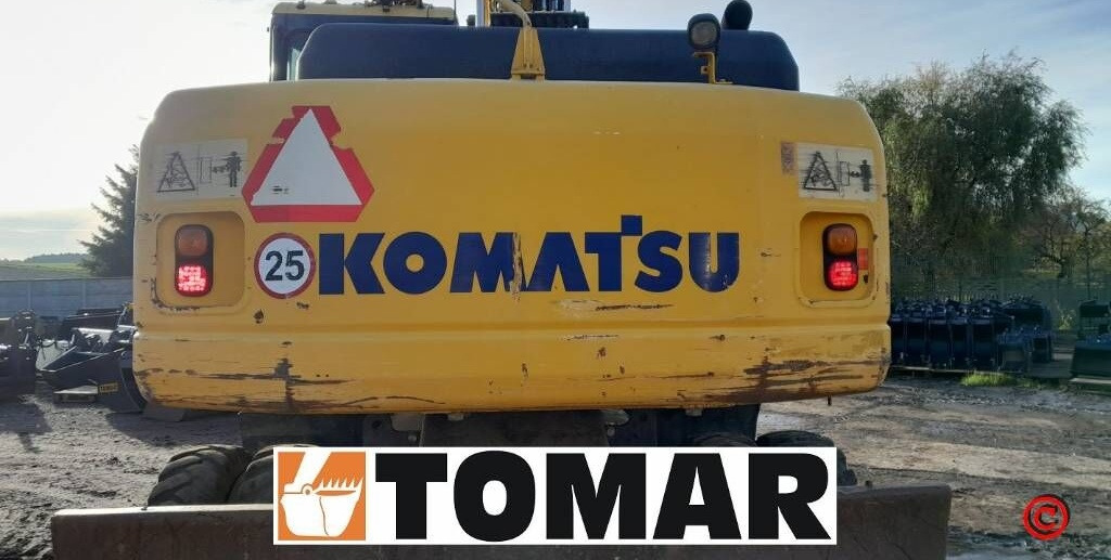 Excavadora de ruedas Komatsu PW 180-7: foto 8