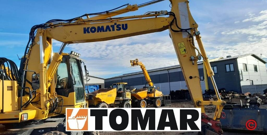 Excavadora de ruedas Komatsu PW 180-7: foto 11