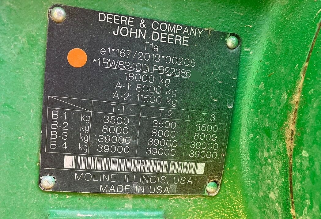 Tractor John Deere 8R340: foto 21