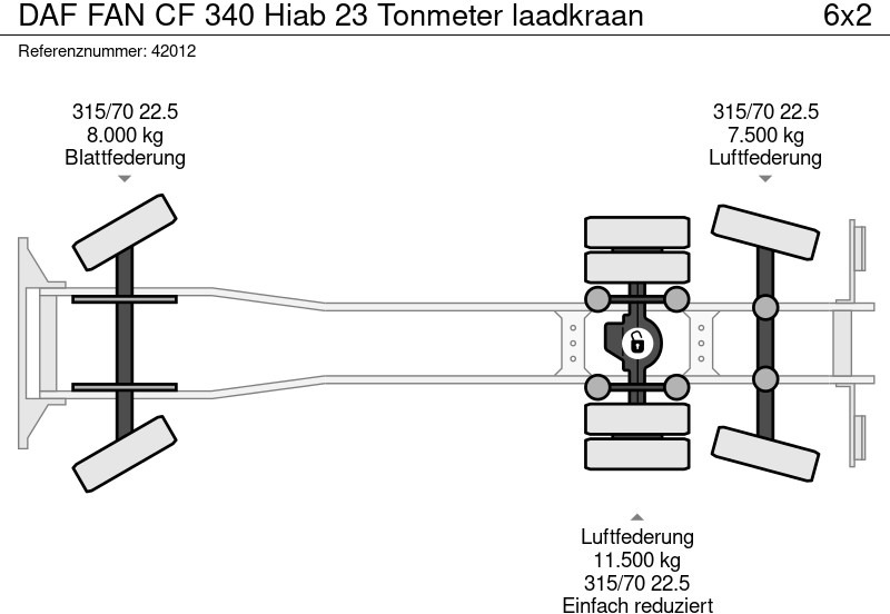 Leasing de DAF FAN CF 340 Hiab 23 Tonmeter laadkraan DAF FAN CF 340 Hiab 23 Tonmeter laadkraan: foto 15