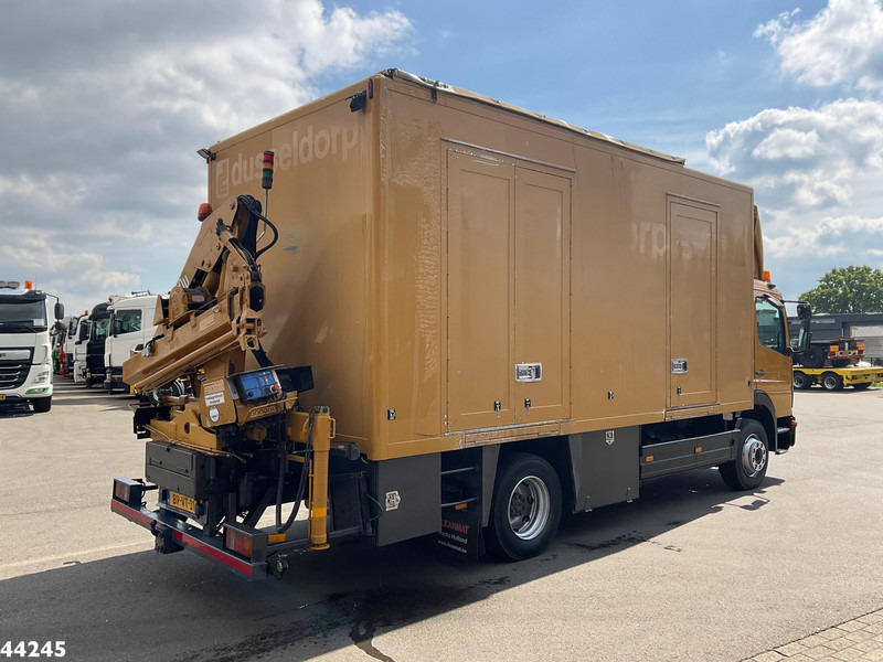 Camión caja cerrada, Camión grúa Mercedes-Benz Atego 1317 Mobiele werkplaats + ROM zuigtank: foto 6