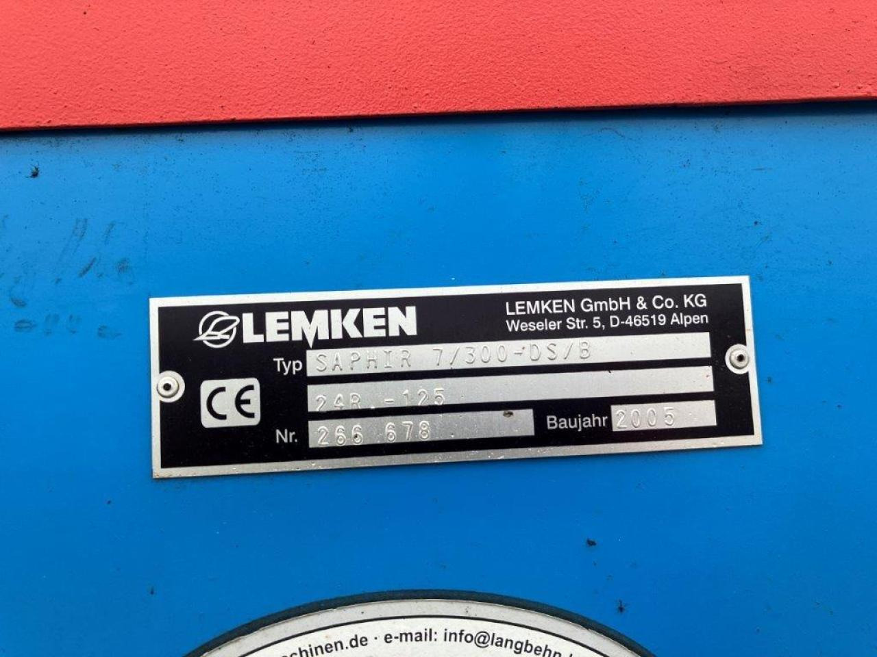 Sembradora Lemken Saphir 7/300 DS/B: foto 9