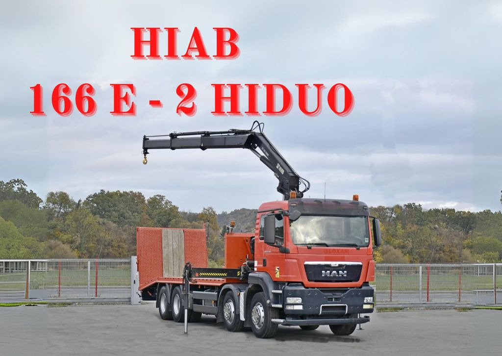 Grua de remolque autos MAN TGS 35.360* HIAB 166 E-2 HIDUO * FUNK * TOP: foto 1