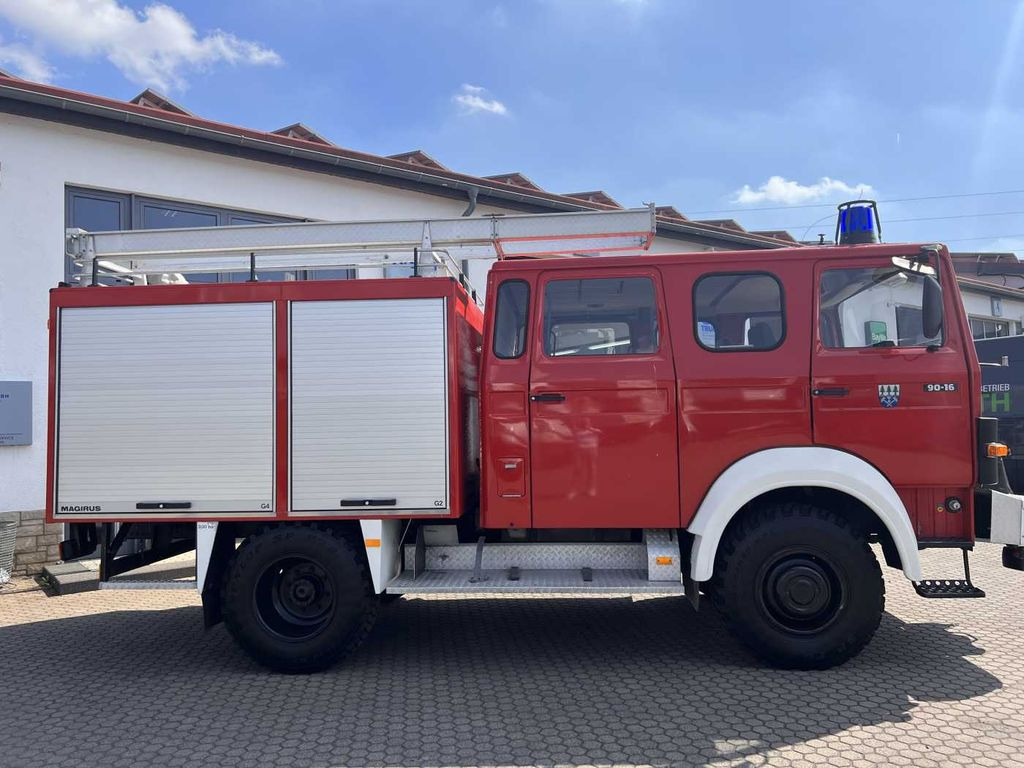 Camión de bomberos Iveco 90-16 AW 4x4 LF8 Feuerwehr Standheizung 9 Sitze: foto 8